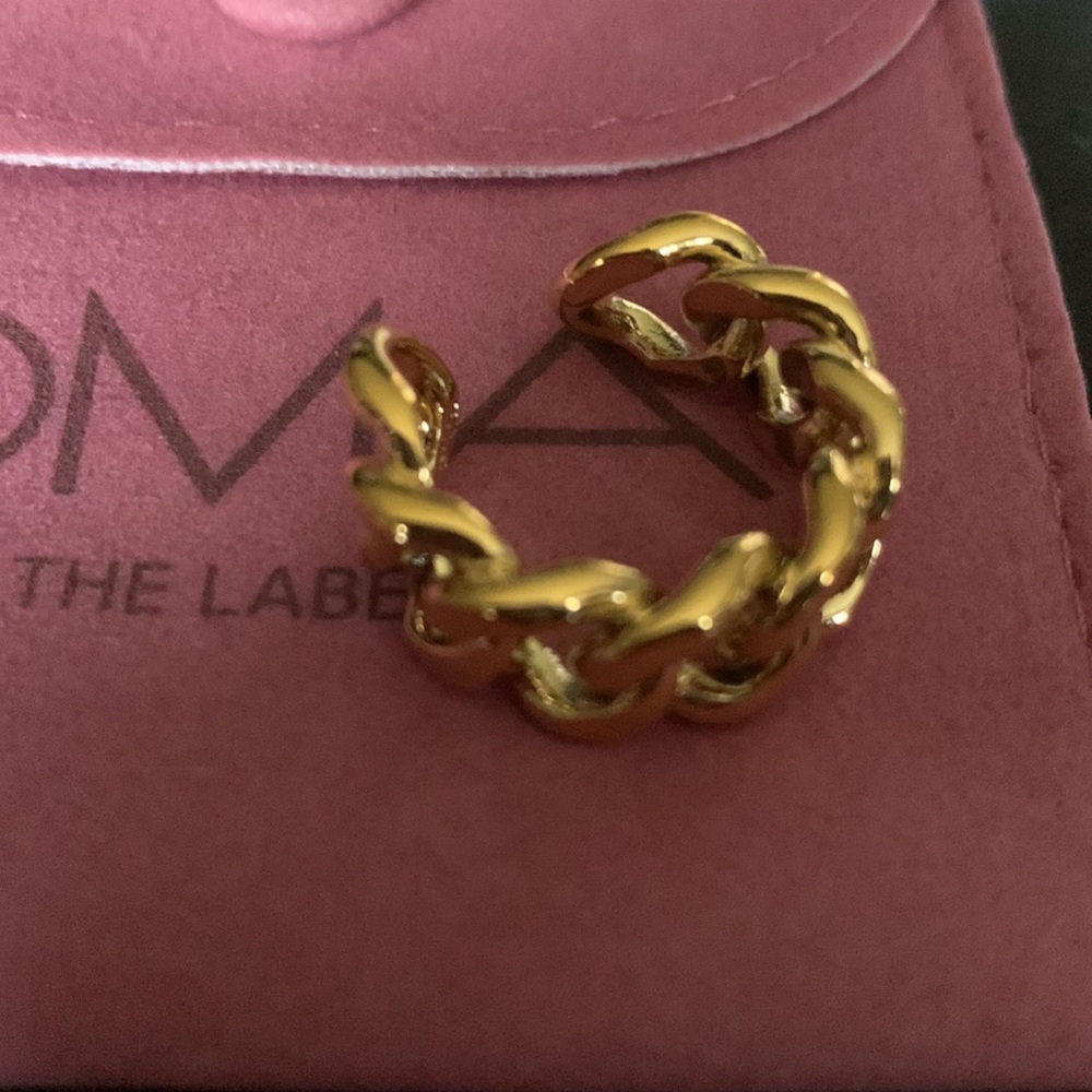 Oma the Label Bold Gold Chain Ring - Picture 3 of 6